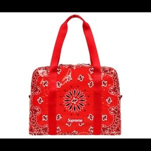 Supreme Bandana Tarp Small Duffle Bag